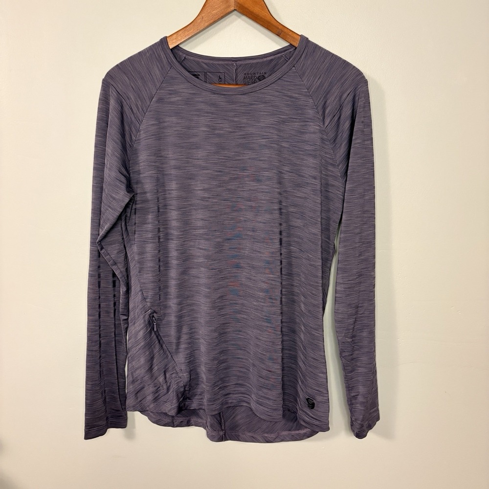 Mountain Hardwear Women's Long sleeve Performance Shirt Purple Size L Outdoor